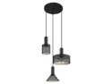BRW Трехточечный подвесной светильник Jedd черный 091544 фото thumb №3