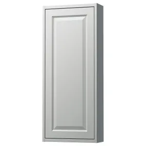 IKEA TÄNNFORSEN ТЕННФОРСЕН, навісна шафа з дверцятами, світло-сірий, 40x15x95 см 305.351.09 фото