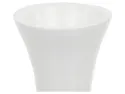 BRW ваза з пісочним годинником керамічна біла 091708 фото thumb №3
