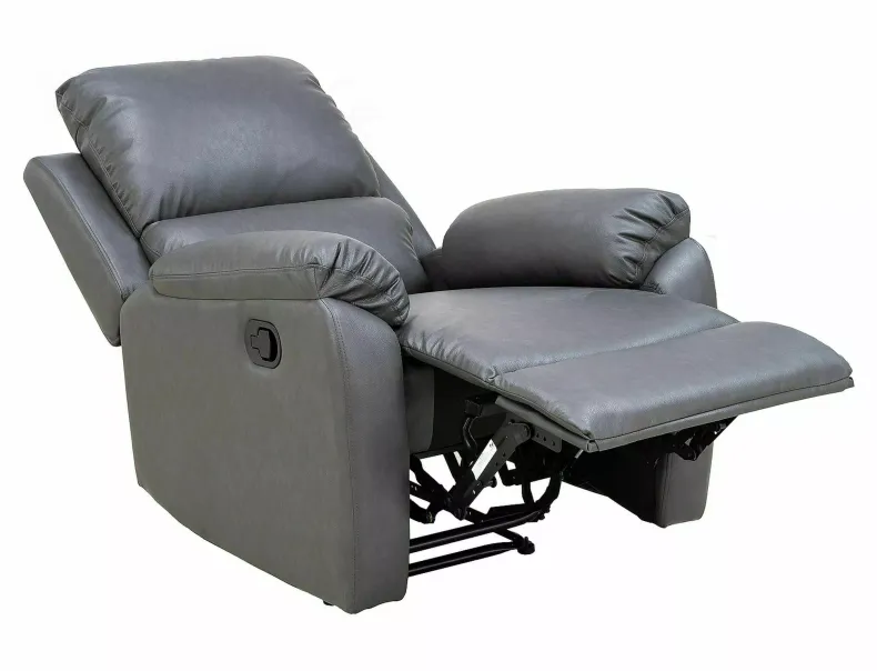 Крісло розкладне SIGNAL SPENCER 1 Buffalo, Екошкіра: Buffalo 6, колір: сірий фото №2