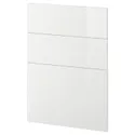 IKEA METOD МЕТОД, 3 фронтальні панелі для посудомийки, Рінгхульт білий, 60 см 094.498.92 фото thumb №1