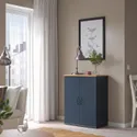 IKEA SKRUVBY СКРУВБЮ, шафа з дверцятами, чорно-синій, 70x90 см 305.203.58 фото thumb №2
