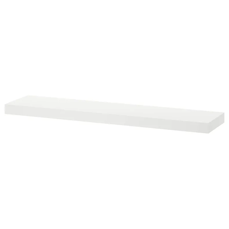 IKEA LACK ЛАКК, полиця навісна, білий, 110x26 см 902.821.80 фото №1