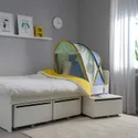 IKEA ELDFLUGA ЕЛЬДФЛУГА, завіса для ліжка, синій/зелений, 70/80/90 105.421.15 фото thumb №4