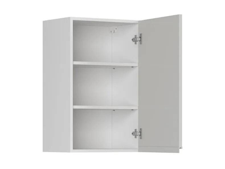 BRW Верхний кухонный шкаф 45 см правый светло-серый глянец, альпийский белый/светло-серый глянец FH_G_45/72_P-BAL/XRAL7047 фото №3
