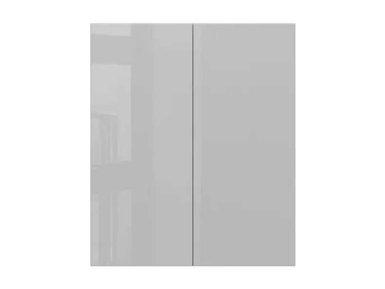Кухонна шафа BRW Top Line 80 см дводверна сіра глянцева, гренола сірий / глянцевий сірий TV_G_80/95_L/P-SZG/SP фото №1