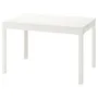 IKEA EKEDALEN ЕКЕДАЛЕН, розкладний стіл, білий, 120 / 180x80 см 703.408.07 фото