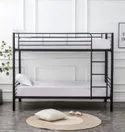 Двухъярусная кровать раскладывается на 2 односпальных кровати HALMAR BUNKY 90x200 см черный фото thumb №10