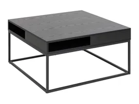 Стол BRW Efran, 80x80 см, черный BLACK фото