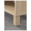 IKEA BESTÅ БЕСТО, тумба под ТВ, имитация беленого дуба, 120x40x48 см 090.612.30 фото thumb №3