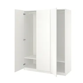 IKEA PAX ПАКС / FORSAND ФОРСАНД, гардероб, белый / белый, 150x60x201 см 395.010.20 фото