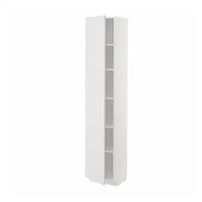 IKEA METOD МЕТОД, высокий шкаф с полками, белый / Стенсунд белый, 40x37x200 см 294.662.58 фото