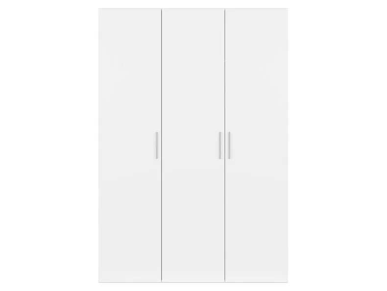 BRW Шкаф 3-х дверный Flex 150 см белый, белый SZAFA_ZESTAW_24-BI/BI фото №2