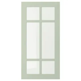 IKEA STENSUND СТЕНСУНД, стеклянная дверь, светло-зелёный, 40x80 см 105.240.22 фото