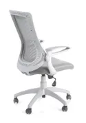 Крісло комп'ютерне офісне обертове HALMAR IGOR, білий/сірий фото thumb №2