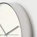 IKEA MALLHOPPA МАЛЛХОППА, настенные часы, низкое напряжение / серебро, 35 см 305.423.41 фото thumb №5