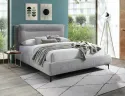 Ліжко двоспальне SIGNAL Nicosia Raven 160x200 см, світло-сірий фото thumb №1