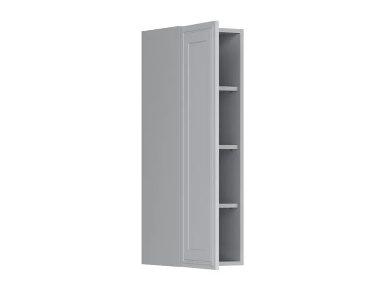 BRW Верхний кухонный шкаф Верди 30 см левый светло-серый матовый, греноловый серый/светло-серый матовый FL_G_30/95_L-SZG/JSZM фото №3