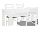 BRW Комплект: стол 140-180х80 см + 2 стула BRW BRYK 2, серый/белый STO/BRYK2_4MAR/POZ/2-BAL/TX098 фото thumb №4