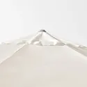 IKEA LJUSTERÖ ЛЬЮСТЕРО, сонячна парасоля+опора, бежевий/Huvön темно-сірий, 400 см 793.254.83 фото thumb №5