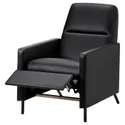 IKEA GISTAD ГІСТАД, крісло розкладне, Бомстад чорний 404.504.25 фото thumb №2
