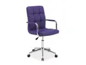 Стілець офісний поворотний SIGNAL Q-022, фіолетовий фото thumb №1