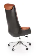 Кресло компьютерное, офисное вращающееся HALMAR CALVANO : темно-коричневый/светло-коричневый фото thumb №5