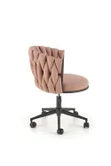 Крісло комп'ютерне офісне обертове HALMAR TALON рожевий, тканина фото thumb №4