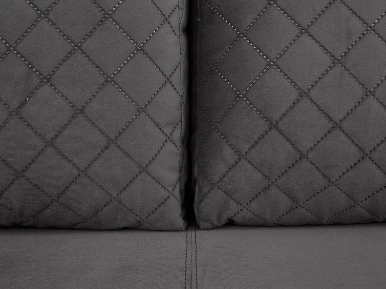 BRW Трехместный диван-кровать Sentila с ящиком для хранения велюровый серый, Trinitykaro 15 Graphite/Trinity 15 Graphite SO3-SENTILA-LX_3DL-G3_BA31DF фото №7