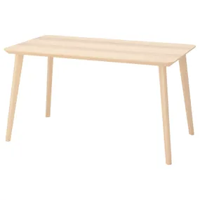 IKEA LISABO ЛИСАБО, стол, ясеневый шпон, 140x78 см 702.943.39 фото