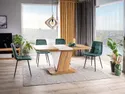 Кухонний стілець SIGNAL MILA Velvet, Bluvel 78 - зелений фото thumb №3