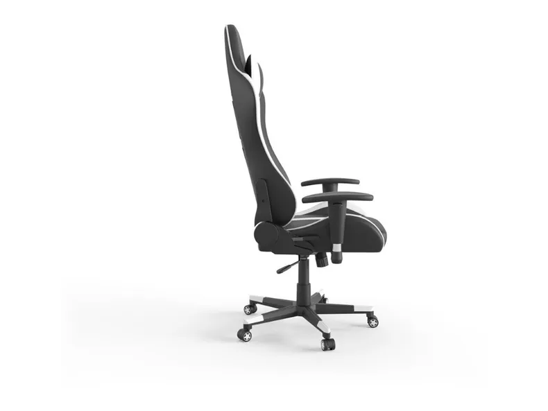 BRW Velo, игровое кресло черно-белое, белый/черный OBR_GAM_VELO-CZARNO/BIALY фото №3