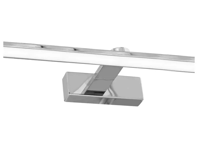 BRW Настінний світлодіодний металевий світильник для ванної кімнати Splash сріблястий 086740 фото №2