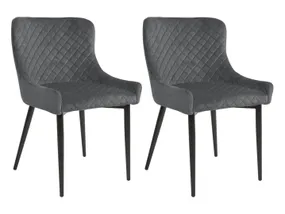 BRW Комплект из 2 стульев Fabio серый, серый/черный SJ180_40_2SZT-SZARY фото