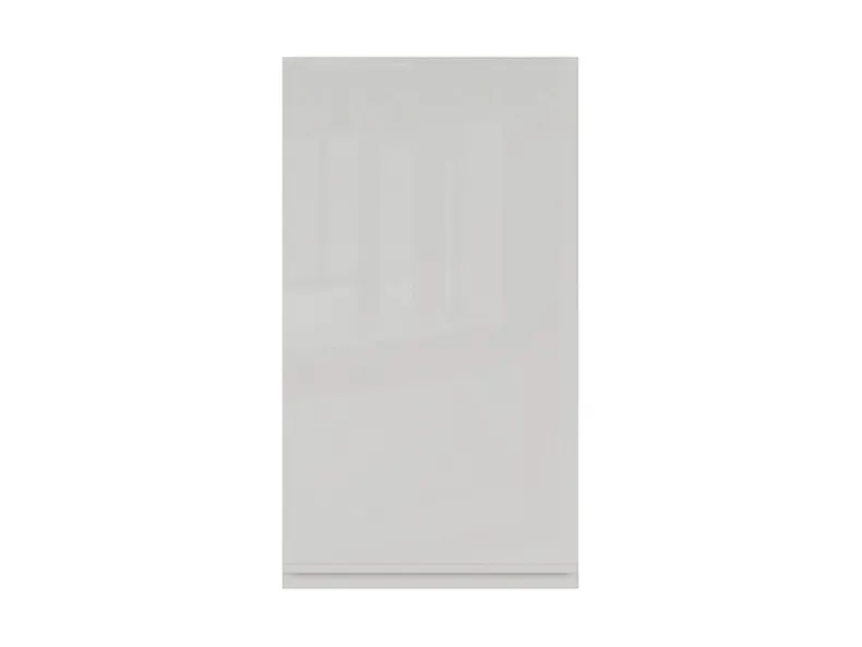 BRW Верхний кухонный шкаф Sole 40 см левый светло-серый глянец, альпийский белый/светло-серый глянец FH_G_40/72_L-BAL/XRAL7047 фото №1