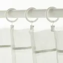 IKEA SYRLIG СІРЛІГ, кільце для штори із затиск і гачком, білий, 38 мм 502.172.38 фото thumb №3