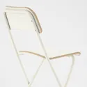 IKEA FRANKLIN ФРАНКЛІН, барний стілець зі спинкою, складан, білий/білий, 63 см 704.048.75 фото thumb №4
