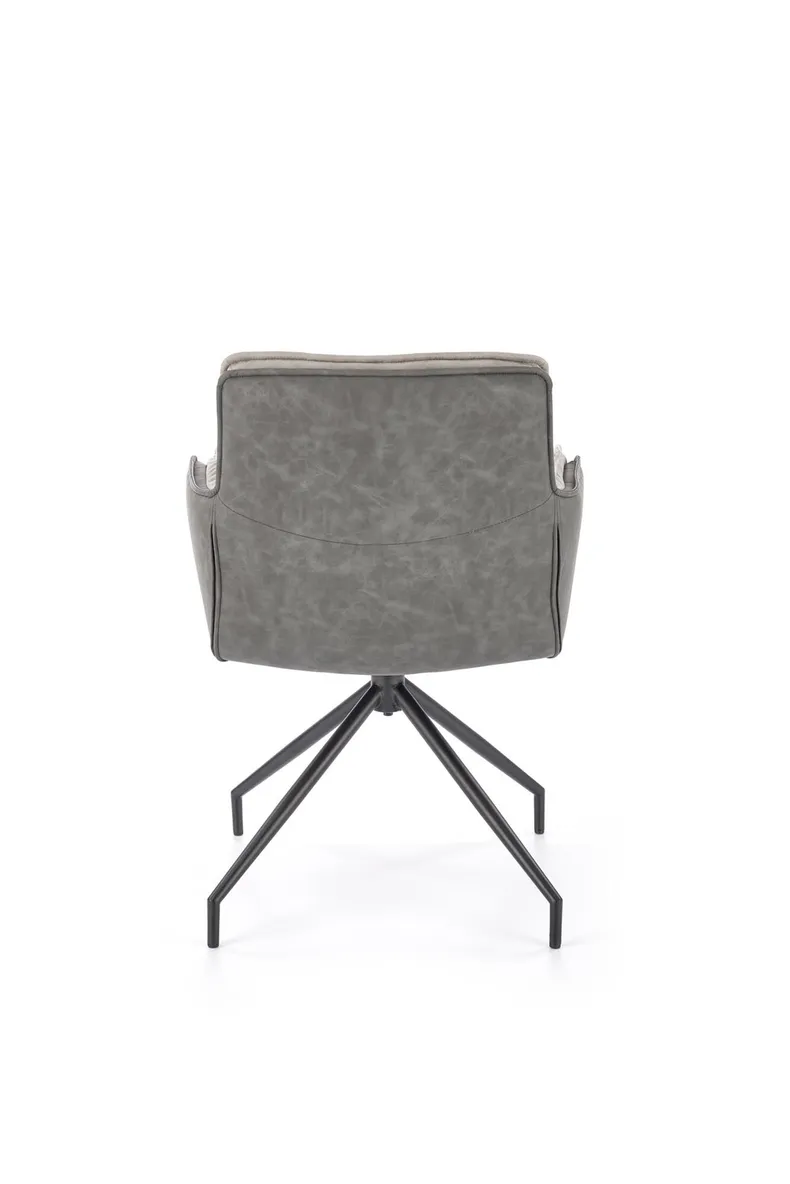 Кухонный стул HALMAR K523 серый/черный фото №9