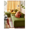 IKEA JÄTTEBO ЄТТЕБУ, 3,5-місн модульн диван з кушетками, САМСАЛА темний жовто-зелений 194.851.15 фото thumb №5