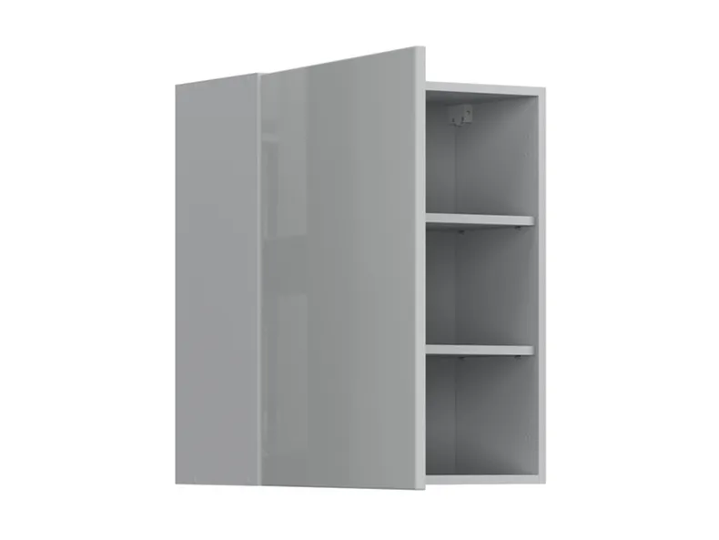 Кухонный шкаф BRW Top Line 60 см левый серый глянец, серый гранола/серый глянец TV_G_60/72_L-SZG/SP фото №3