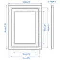 IKEA SILVERHÖJDEN СИЛВЕРХОЙДЕН, рама, серебристый, 13x18 см 002.920.94 фото thumb №5