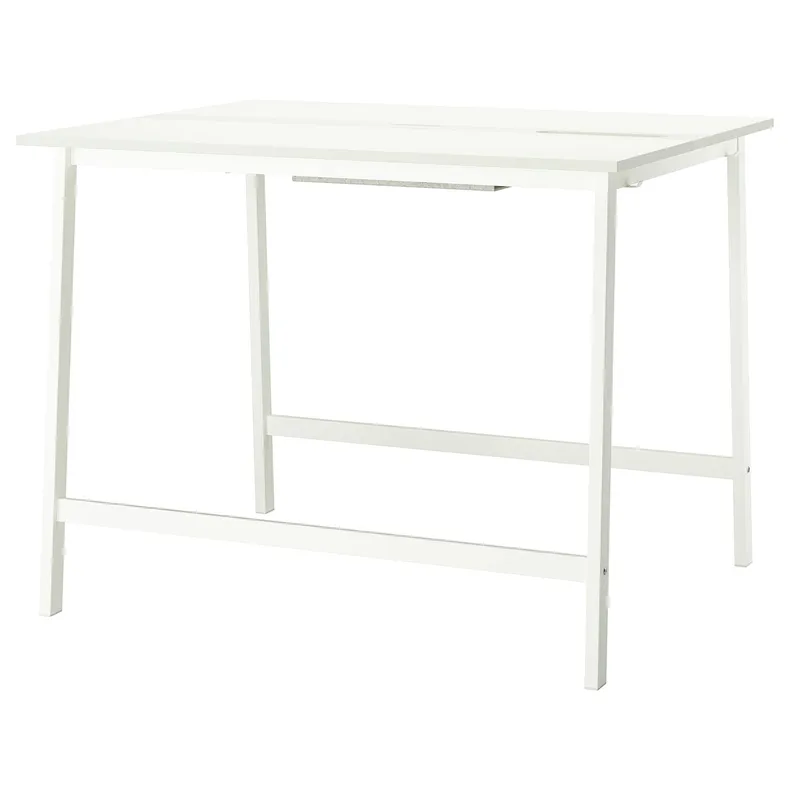 IKEA MITTZON МІТТЗОН, стіл для конференцій, білий, 140x108x105 см 395.334.41 фото №1
