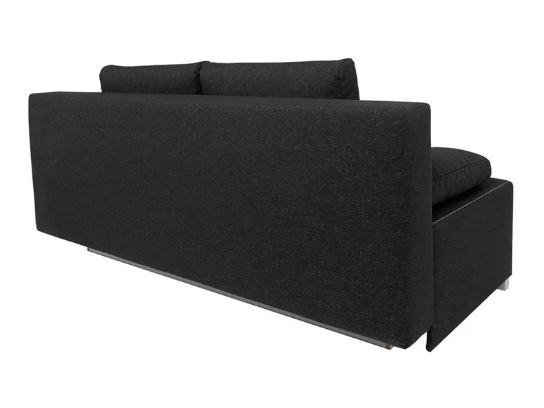 BRW Тримісний диван розкладний BRW STREET IV LUX 3DL з ящиком для зберігання, чорний SO3-STREET_IV-LX_3DL-G2_B39172 фото №4