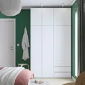 IKEA PLATSA, гардероб 6 дверей+3 ящика, Белый/фондовый белый, 140x57x241 см 895.858.90 фото thumb №2