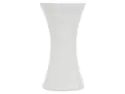 BRW ваза з пісочним годинником керамічна біла 091708 фото thumb №2