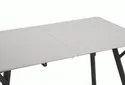 Розкладний стіл кухонний HALMAR BALROG 2 140-180x80 см, стільниця - світло-сіра, ніжки - чорні фото thumb №10