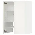 IKEA METOD МЕТОД, настінн шаф д / витяжки з полиц / дверц, білий / ВЕДДІНГЕ білий, 60x80 см 695.045.45 фото thumb №1