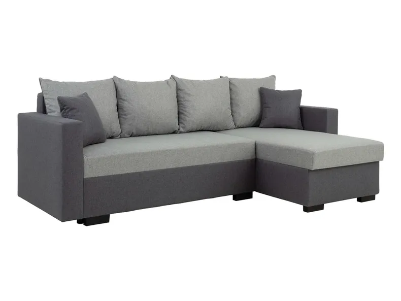 BRW Двосторонній розкладний кутовий диван Asti з ящиком для зберігання тканина сірий, Stark 379 Grey/Stark 382 NA-ASTI-LX_3DL.URC-G2_BA42A9 фото №2
