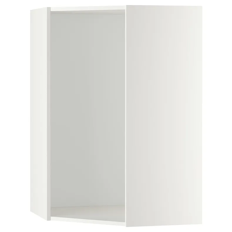 IKEA METOD МЕТОД, каркас навесного углового шкафа, белый, 68x68x100 см 702.152.81 фото №1