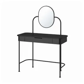 IKEA GRÅFJÄLLET ГРОФЙЕЛЛЕТ, туалетний столик, антрацит, 100x42 см 305.702.25 фото